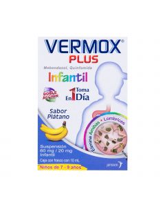 vermox plus pediatrico para que es